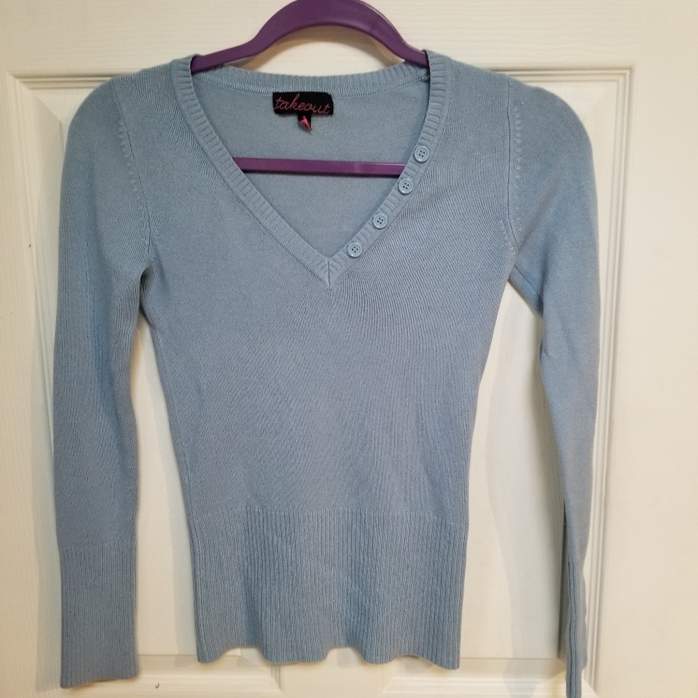 Takeout Light Blue Sweater (S)